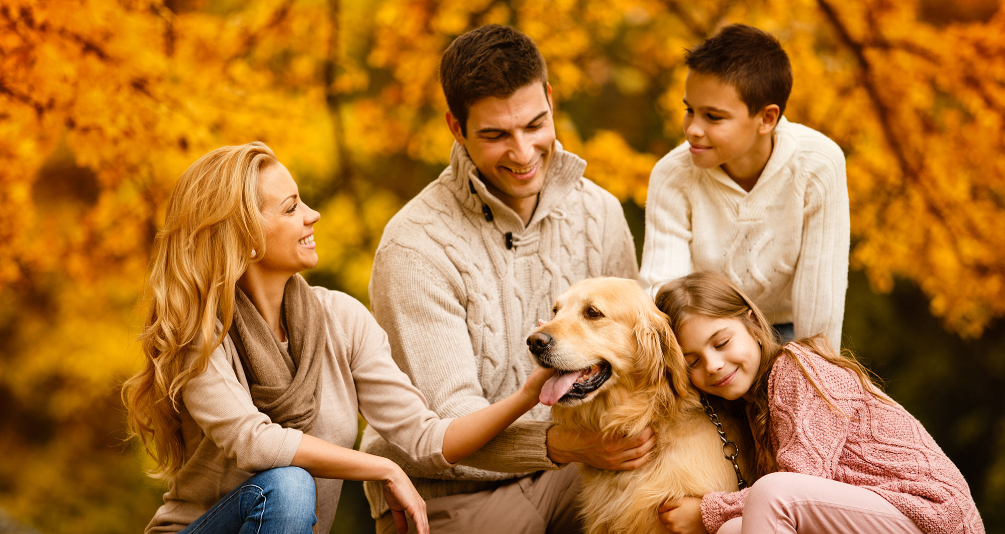 Family With Dog